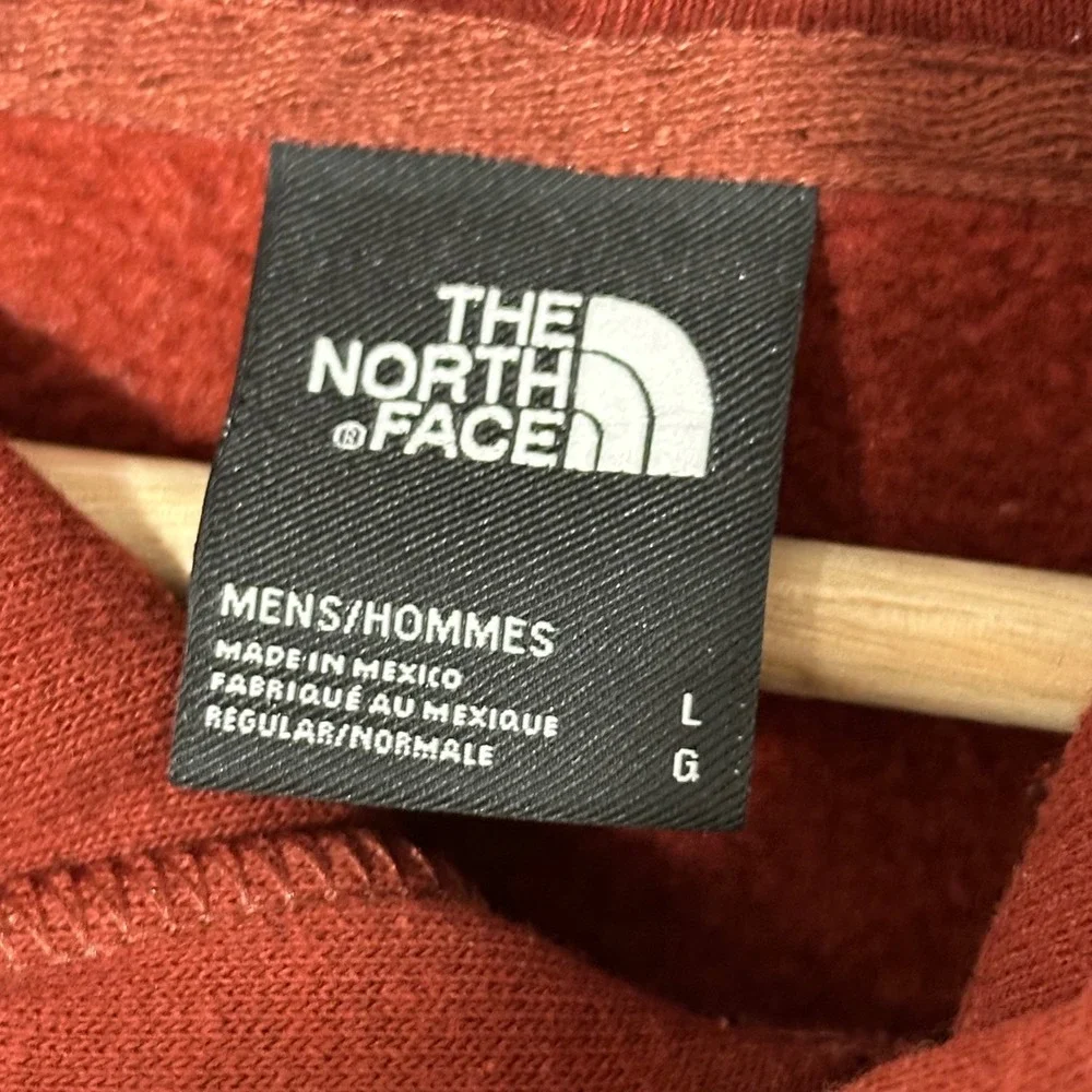 The North Face‎ Mens Graphic Logo Hoodie Sweatshirt Orange Size L Regular Fit